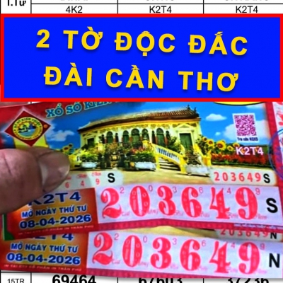 Chiều 9/4, xổ số miền Nam xác định nơi trúng 3 giải độc đắc của 3 đài