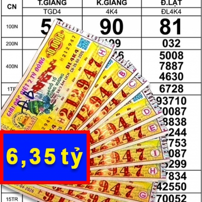 Mua ủng hộ người bán dạo, khách trúng hơn 6,3 tỉ đồng xổ số miền Nam