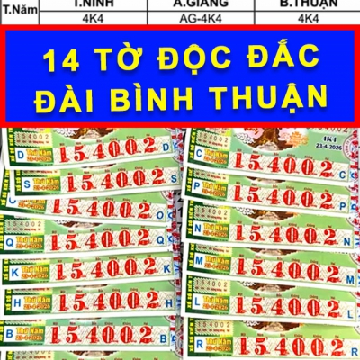 Sáng 25/4, lộ diện nơi trúng giải độc đắc 14 vé xổ số miền Nam