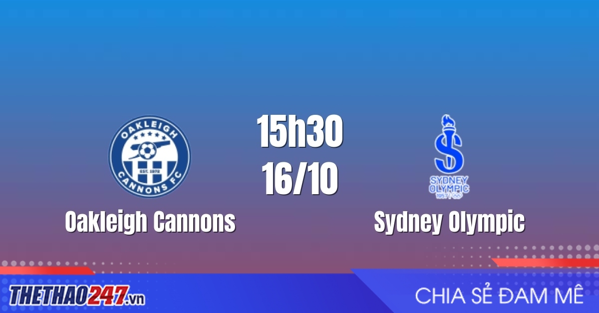 Nhận định Oakleigh Cannons vs Sydney Olympic: Chủ nhà chiếm ưu thế, 15h30 ngày 16/10/2026