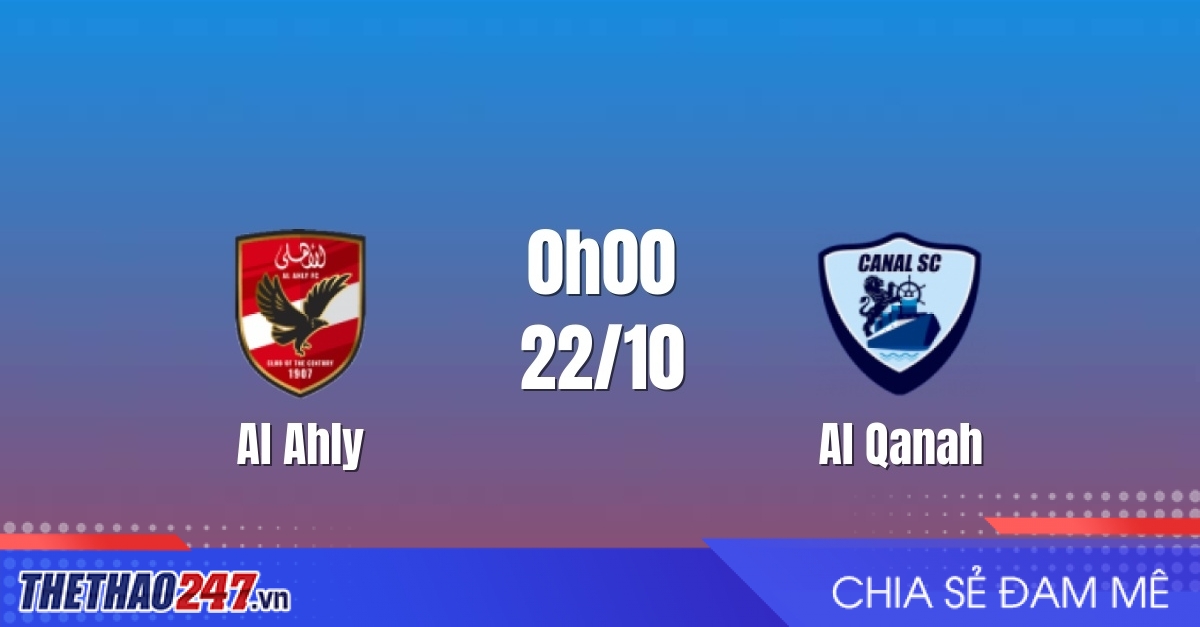 Nhận định Al Ahly vs Al Qanah: Sức mạnh áp đảo