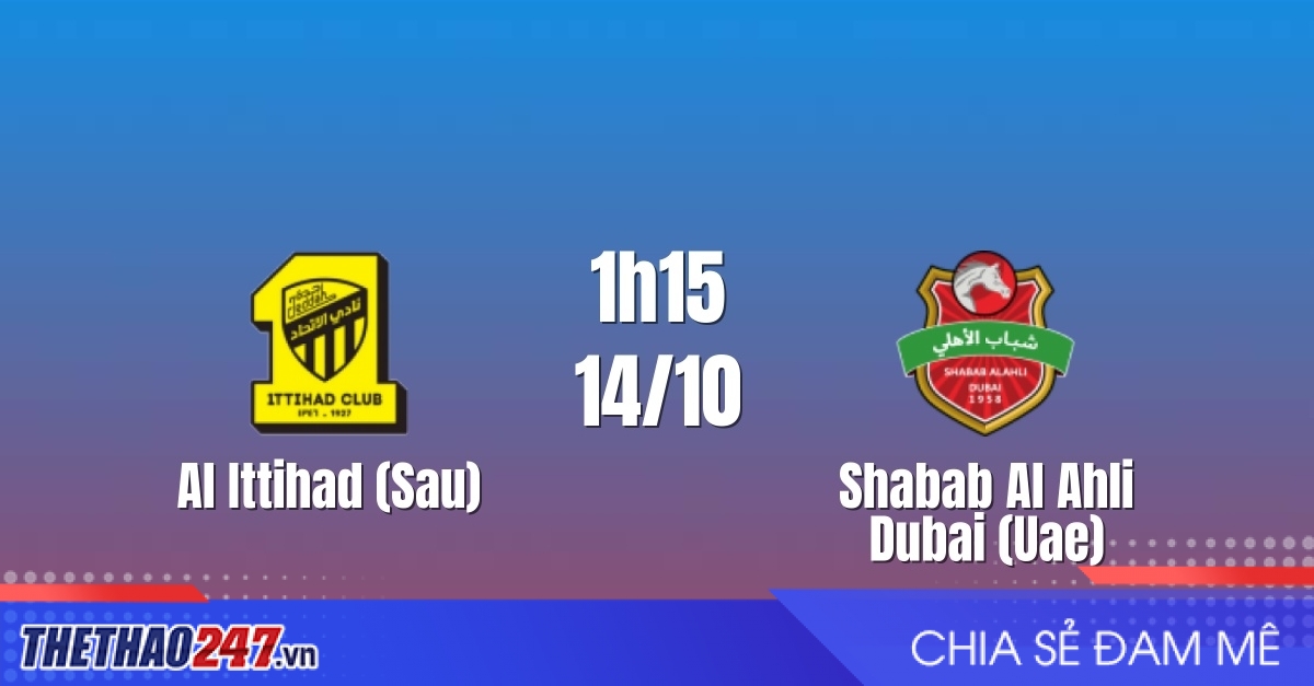 Nhận định Al Ittihad vs Shabab Al Ahli Dubai: Đại chiến châu lục
