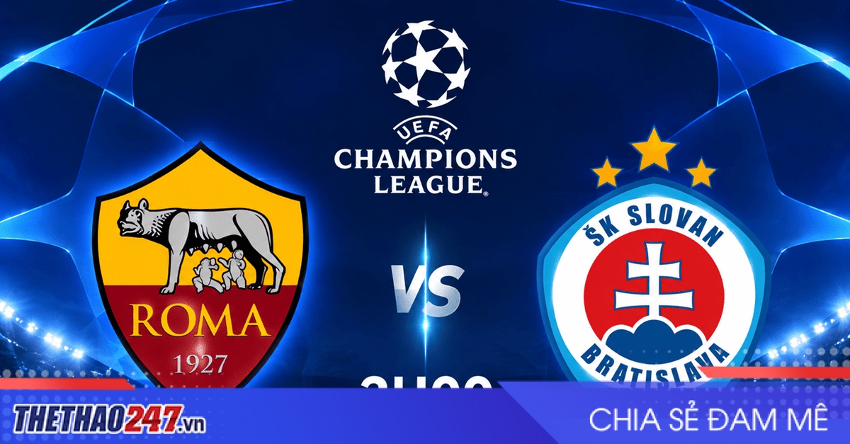 Nhận định AS Roma vs Slovan Bratislava: Mệnh lệnh chiến thắng