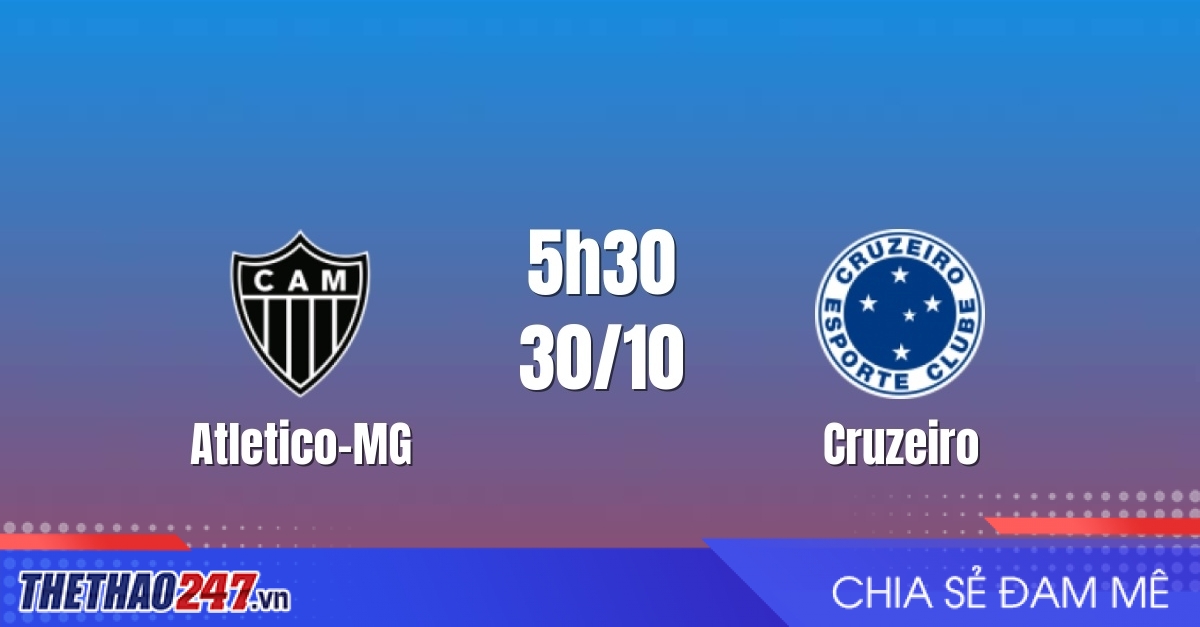 Nhận định Atletico-MG vs Cruzeiro: Derby nảy lửa, 5h30 ngày 30/10/2026
