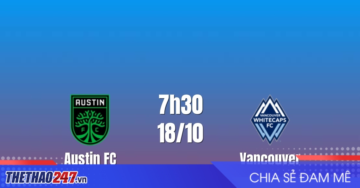 Nhận định Austin FC vs Vancouver Whitecaps: Khách chiếm ưu thế