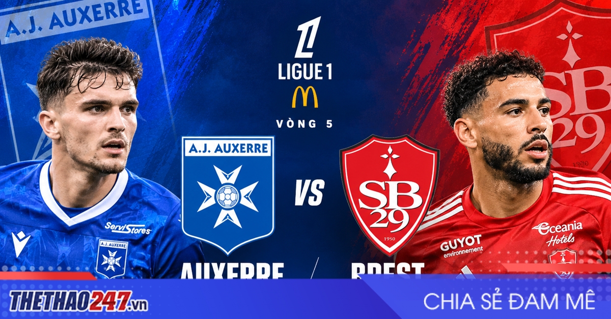 Nhận định Auxerre vs Brest: Đại chiến cân não