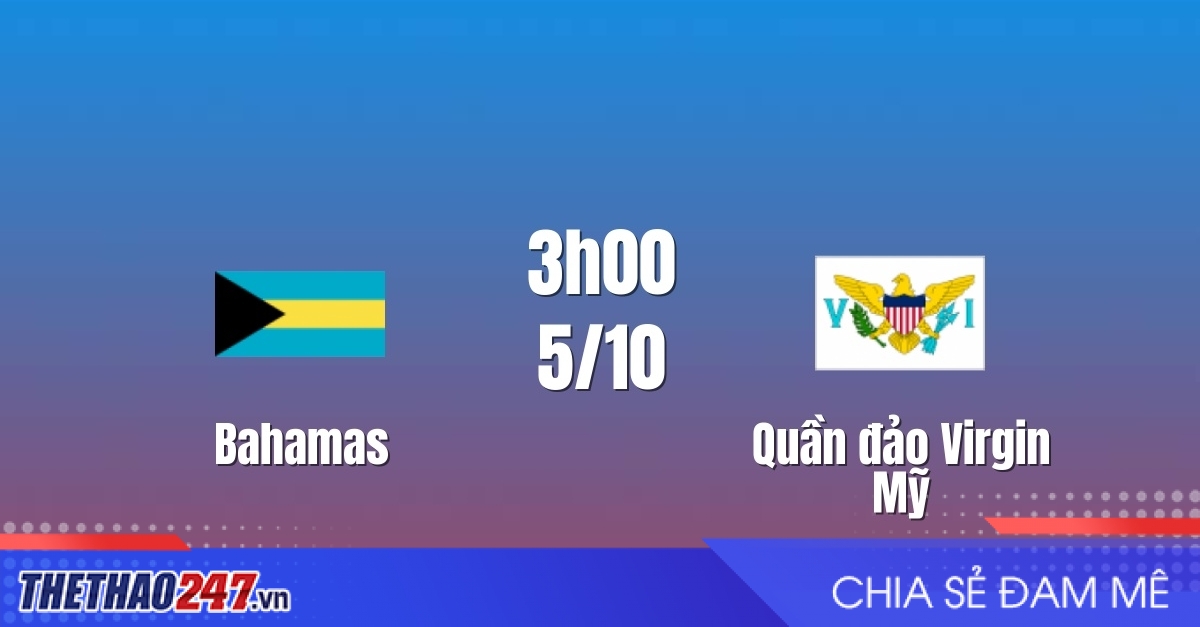 Nhận định Bahamas vs Quần đảo Virgin Mỹ: Chủ nhà lấn át