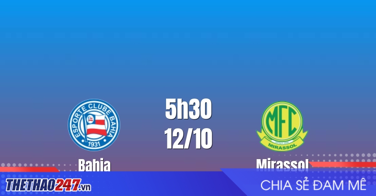 Nhận định Bahia vs Mirassol: Giằng co hấp dẫn