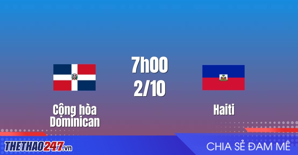 Nhận định CH Dominican vs Haiti: Giằng co hấp dẫn