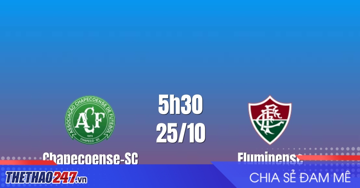 Nhận định Chapecoense-SC vs Fluminense: Khách sáng cửa