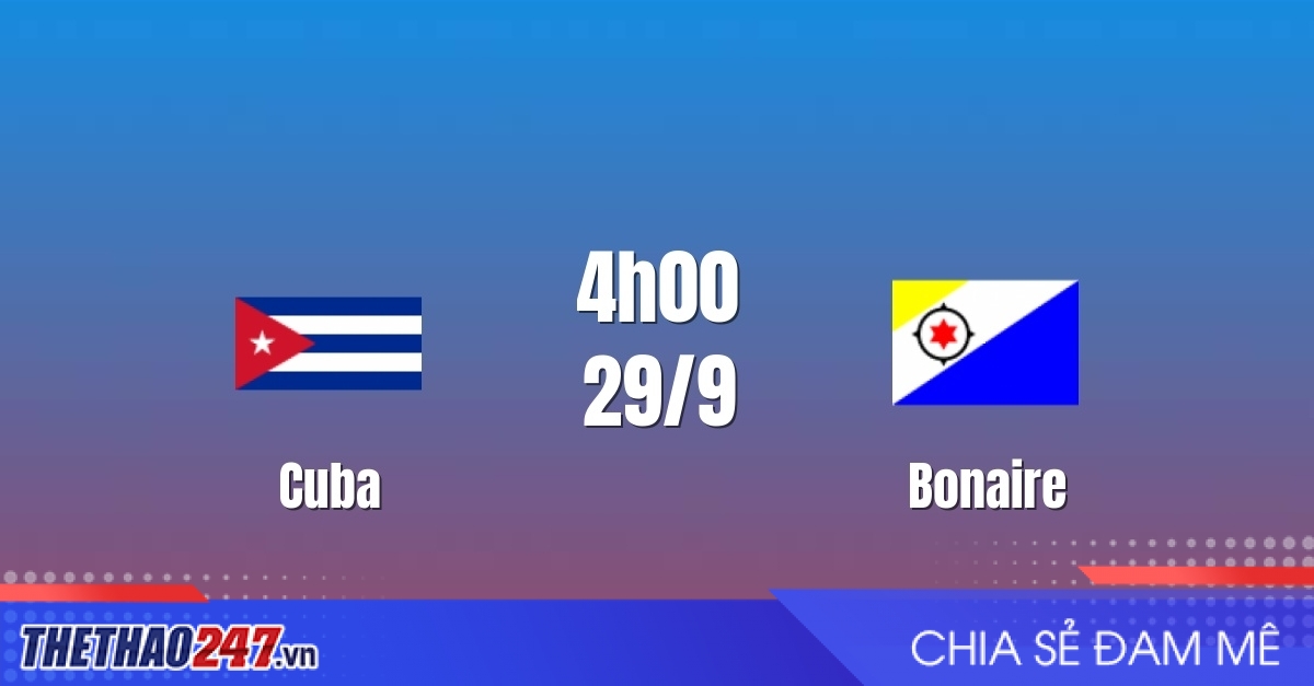 Nhận định Cuba vs Bonaire: Cơ hội khẳng định vị thế