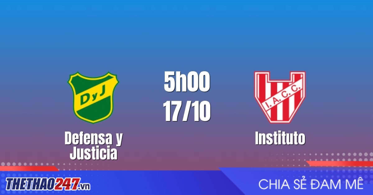 Nhận định Defensa y Justicia vs Instituto: Đại chiến ngôi đầu