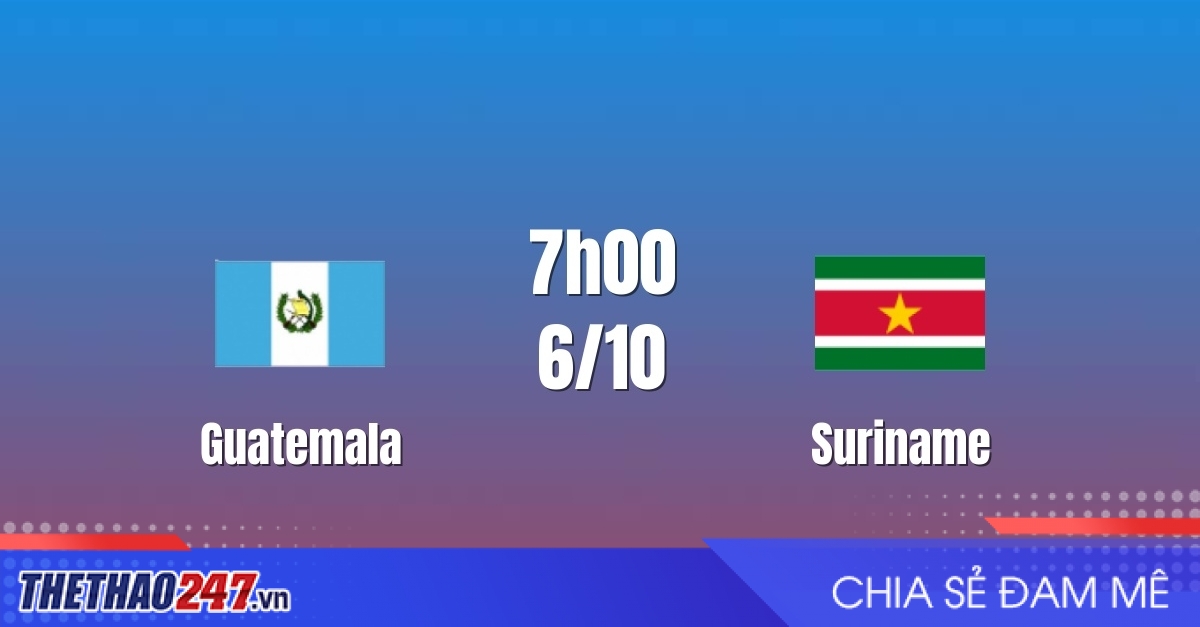 Nhận định Guatemala vs Suriname: Giằng co hấp dẫn