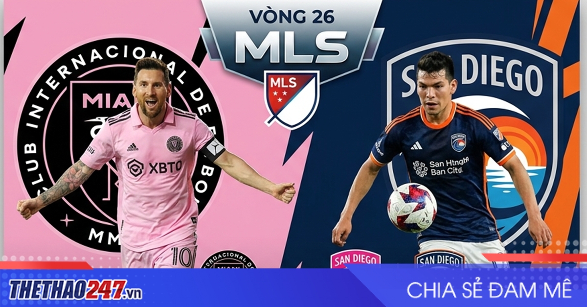 Nhận định Inter Miami vs San Diego: Messi tiếp tục tỏa sáng