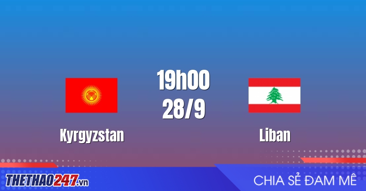 Nhận định Kyrgyzstan vs Liban: Ngang tài cân sức