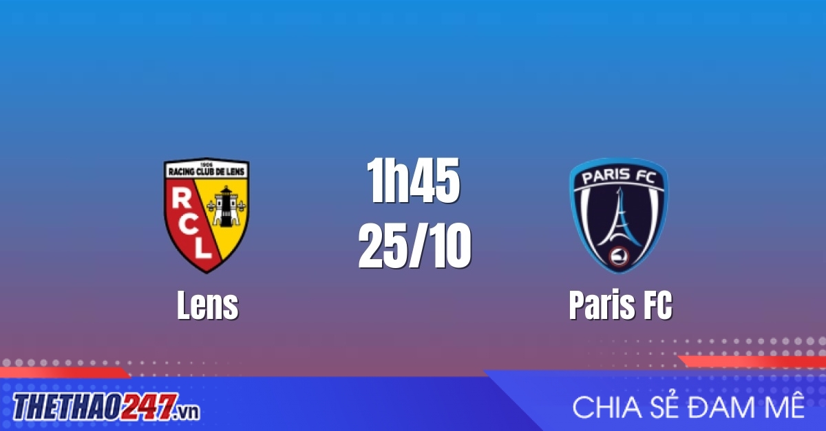 Nhận định Lens vs Paris FC: Thử thách tham vọng, 1h45 ngày 25/10/2026