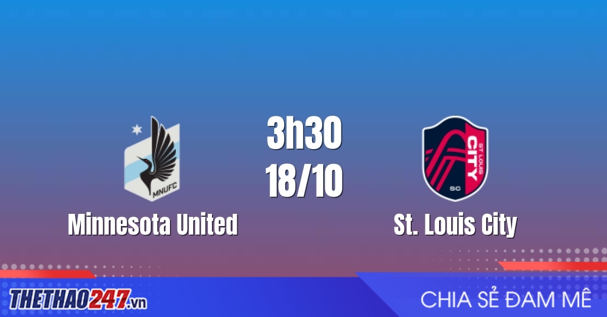 Nhận định Minnesota United vs St. Louis City: Khách lấn át chủ nhà
