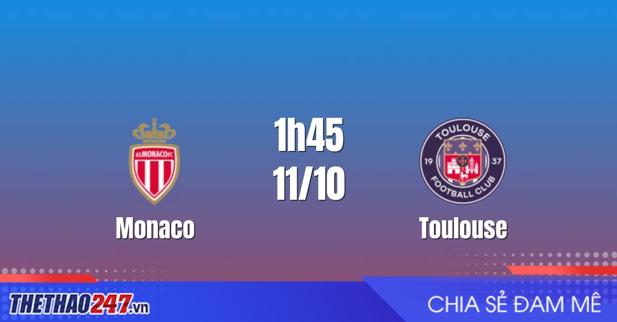 Nhận định Monaco vs Toulouse: Hai đội đều có bàn