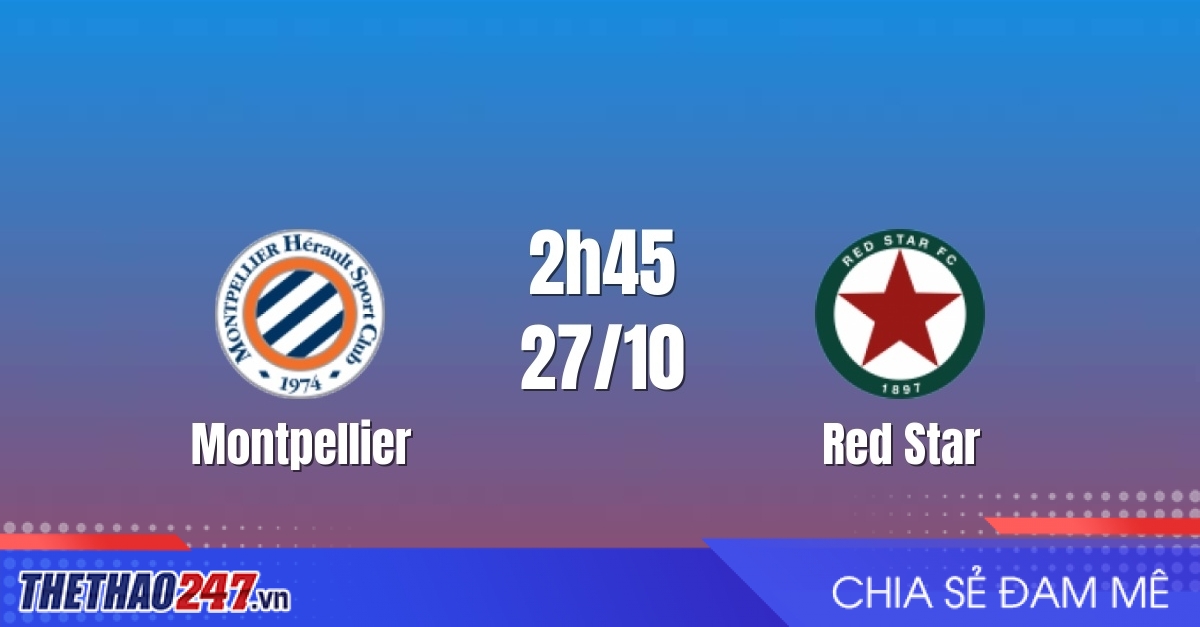 Nhận định Montpellier vs Red Star: Bứt phá nhóm đầu, 2h45 ngày 27/10/2026
