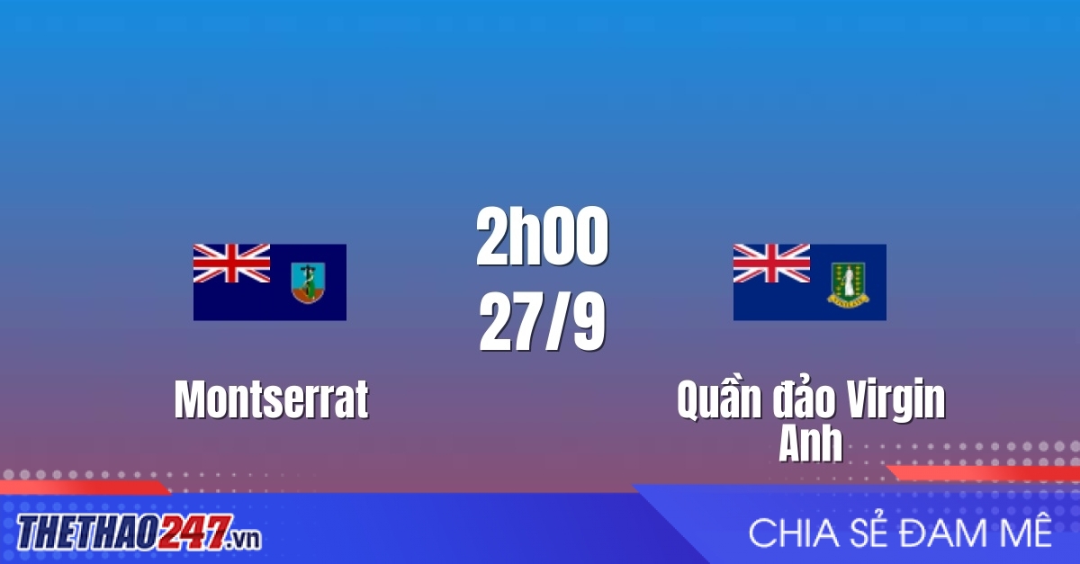 Nhận định Montserrat vs Quần đảo Virgin Anh: Chênh lệch đẳng cấp