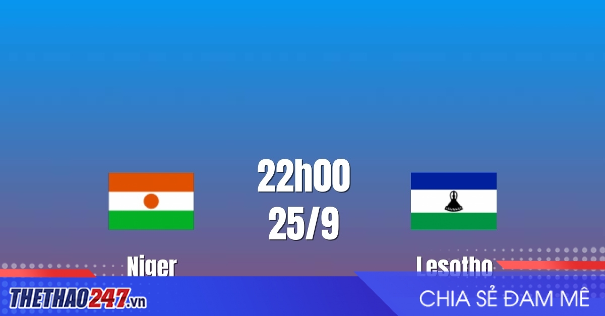 Nhận định Niger vs Lesotho: Chủ nhà mở hội