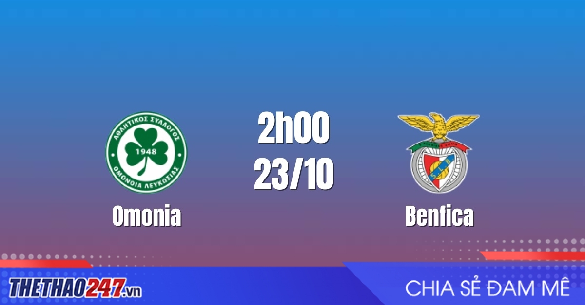 Nhận định Omonia vs Benfica: Đẳng cấp vượt trội