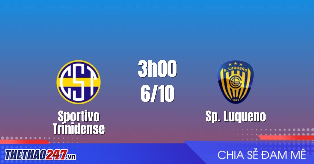 Nhận định Sportivo Trinidense vs Sp. Luqueno: Đội nhà áp đảo
