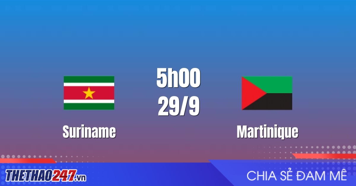 Nhận định Suriname vs Martinique: Kẻ tám lạng người nửa cân