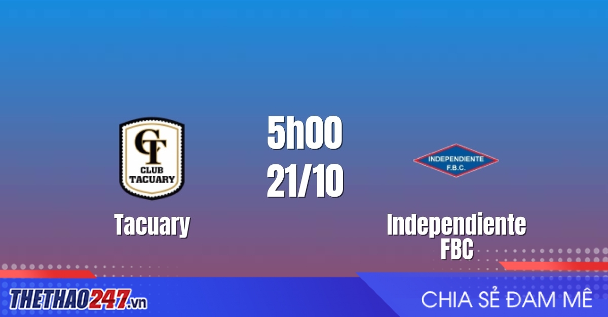 Nhận định Tacuary vs Independiente FBC: Thử thách cửa trên