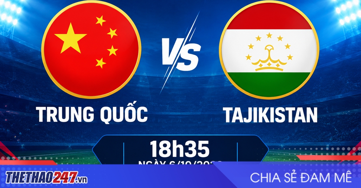 Nhận định Trung Quốc vs Tajikistan: Chủ nhà lấy lại niềm tin