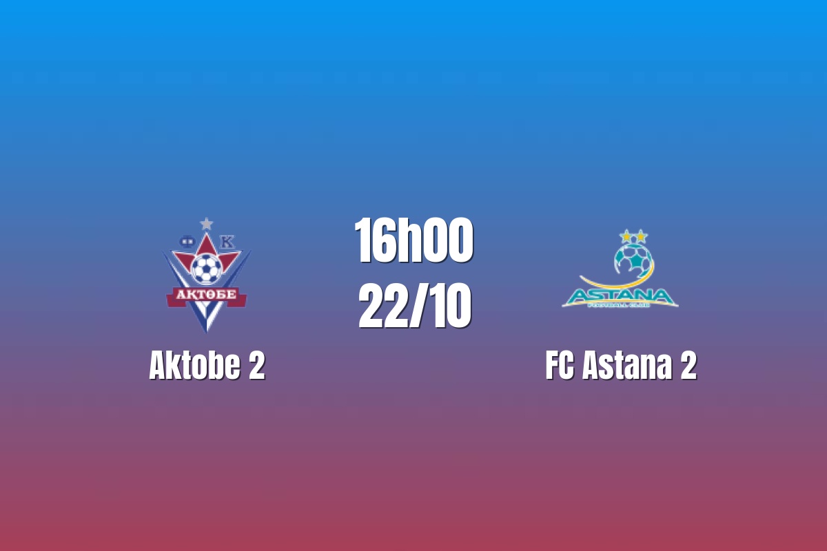 Nhận định Aktobe 2 vs FC Astana 2: Chủ nhà khó cản đà khách, 16h00 ngày 22/10/2026