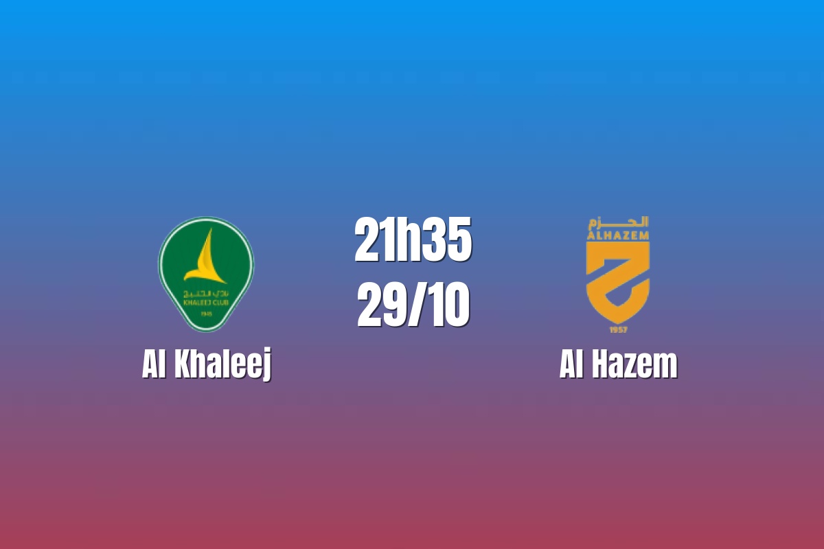Nhận định Al Khaleej vs Al Hazem: Cơ hội lấy lại đà thắng, 21h35 ngày 29/10/2026