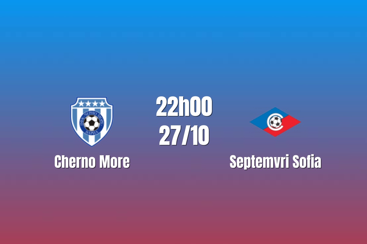 Nhận định Cherno More vs Septemvri Sofia: Điểm tựa đối đầu, 22h00 ngày 27/10/2026