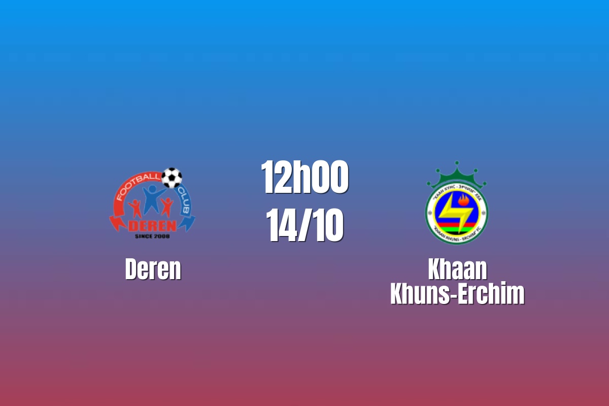 Nhận định Deren vs Khaan Khuns- Erchim: Điểm tựa hàng công, 12h00 ngày 14/10/2026