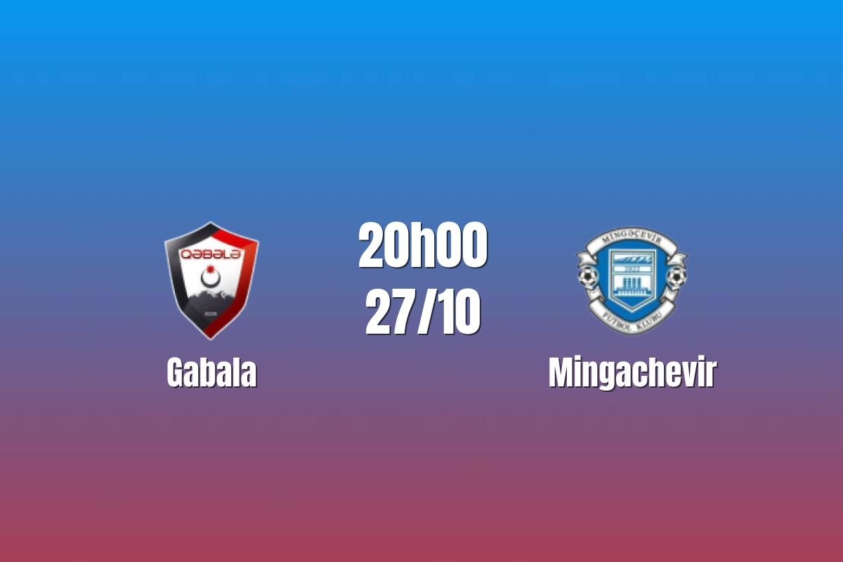 Nhận định Gabala vs Mingachevir: Cơ hội tìm lại chiến thắng, 20h00 ngày 27/10/2026