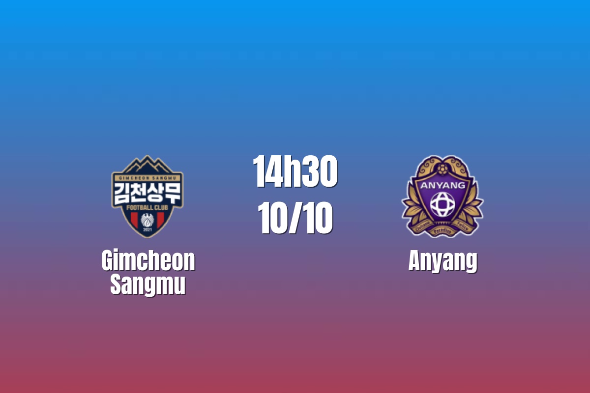 Nhận định Gimcheon Sangmu vs Anyang: Điểm tựa Gimcheon, 14h30 ngày 10/10/2026
