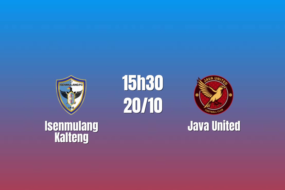 Nhận định Isenmulang Kalteng vs Java United: Cuộc chiến thoát nhóm cuối, 15h30 ngày 20/10/2026