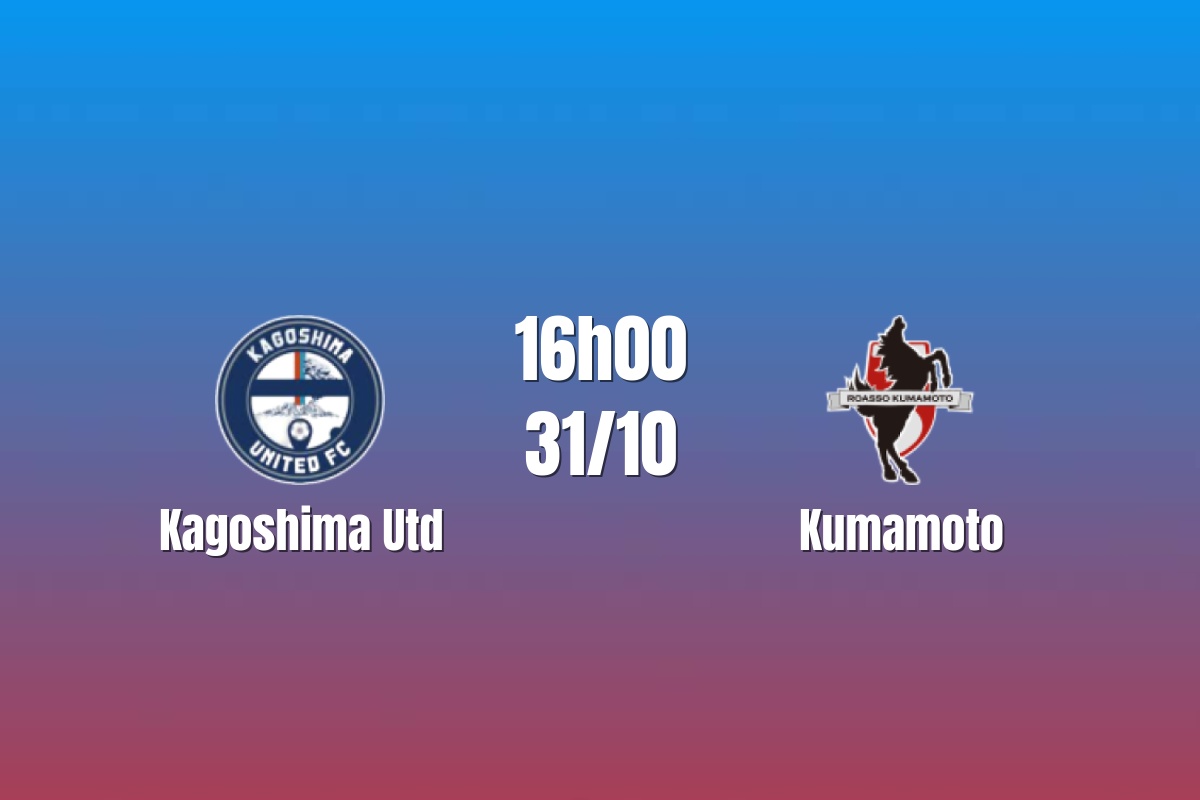 Nhận định Kagoshima Utd vs Kumamoto: Ngôi đầu bị thử thách, 16h00 ngày 31/10/2026