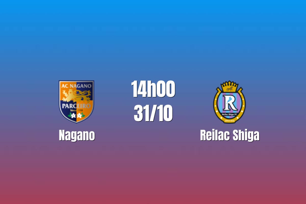 Nhận định Nagano vs Reilac Shiga: Cơ hội chặn đà sa sút, 14h00 ngày 31/10/2026