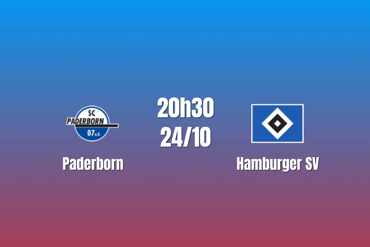 Nhận định Paderborn vs Hamburger SV: Cơ hội khẳng định, 20h30 ngày 24/10/2026