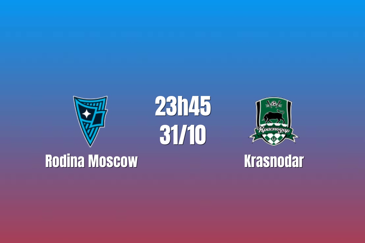 Nhận định Rodina Moscow vs Krasnodar: Cơ hội tìm lại chiến thắng, 23h45 ngày 31/10/2026