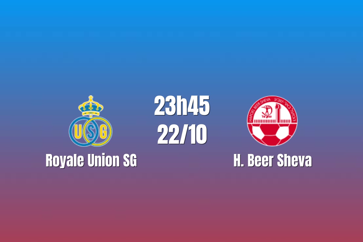 Nhận định Royale Union SG vs H. Beer Sheva: Thử thách trên sân trung lập, 23h45 ngày 22/10/2026