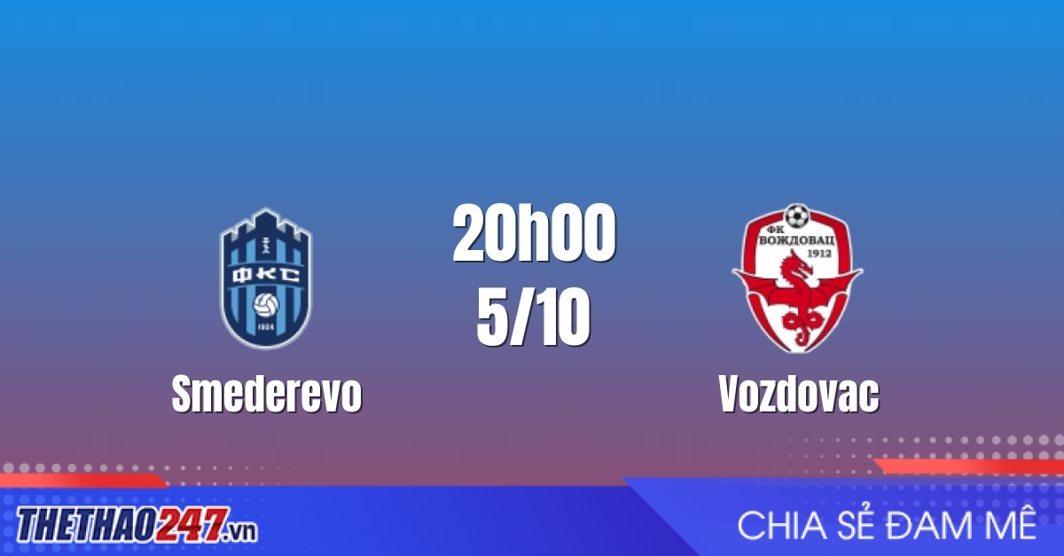 Nhận định Smederevo vs Vozdovac: Cuộc đua top đầu