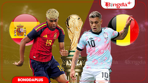 Tây Ban Nha vs Bỉ