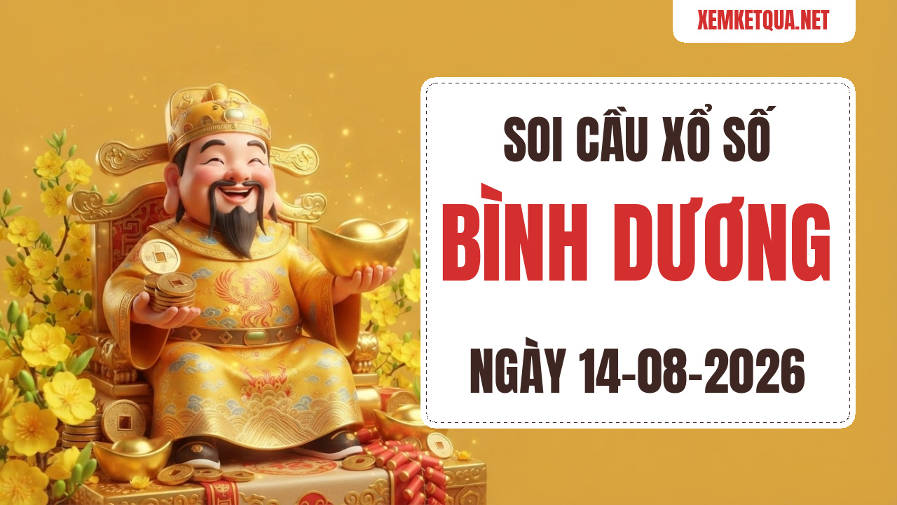 Soi cầu XSKT Bình Dương chuẩn xác ngày 14/08/2026 — Bạch thủ lô 66
