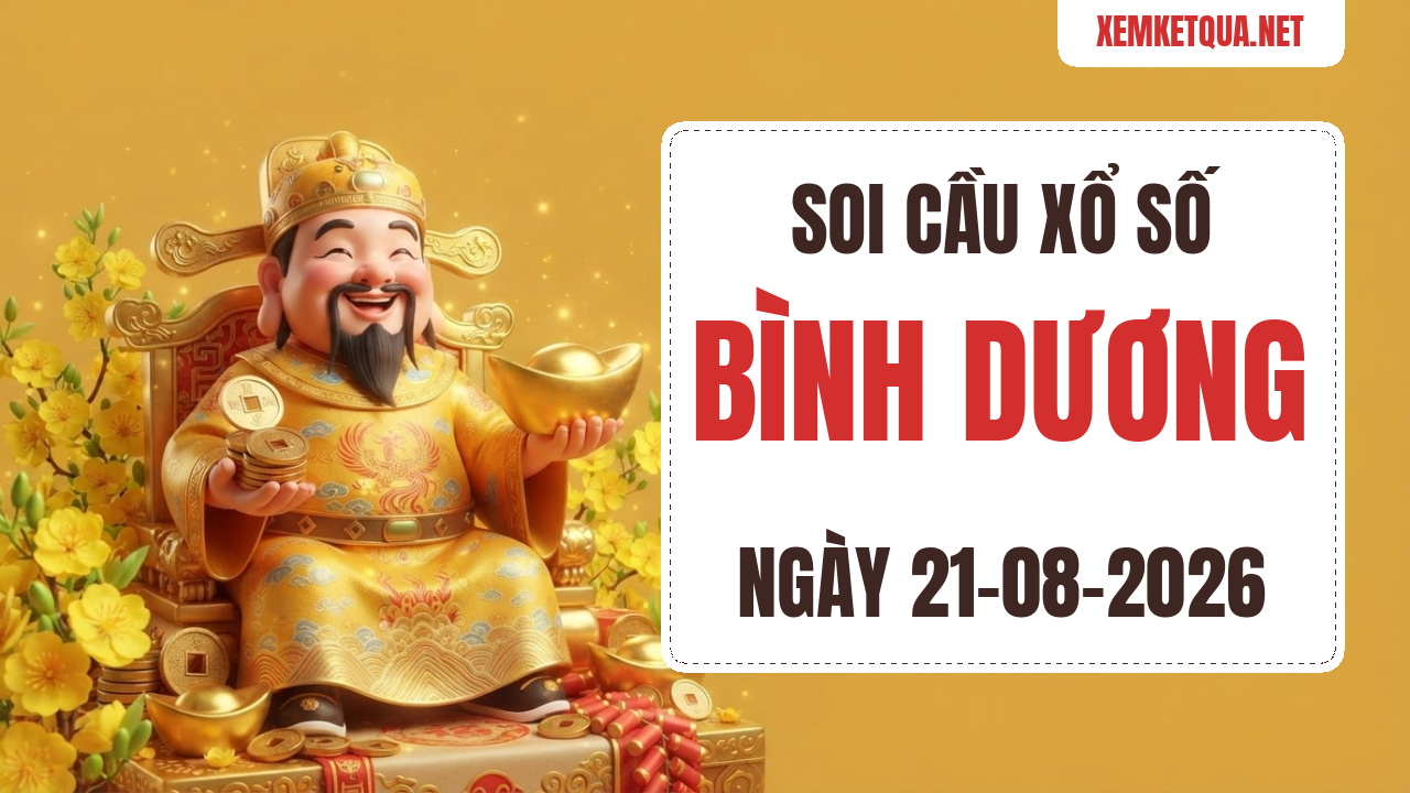 Soi cầu XSKT Bình Dương chuẩn xác ngày 21/08/2026 — Bạch thủ lô 94