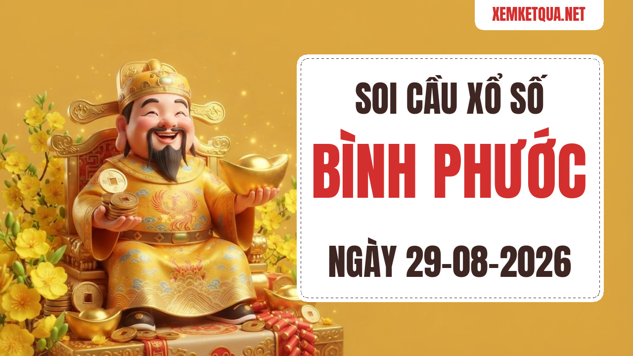 Soi cầu XSKT Bình Phước chuẩn xác ngày 29/08/2026 — Bạch thủ lô 89