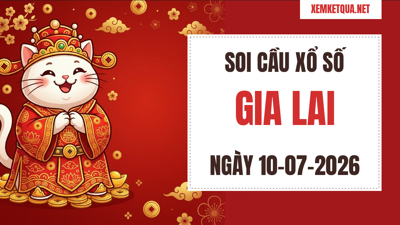 Soi cầu XSKT Gia Lai chuẩn xác ngày 10/07/2026 — Bạch thủ lô 96