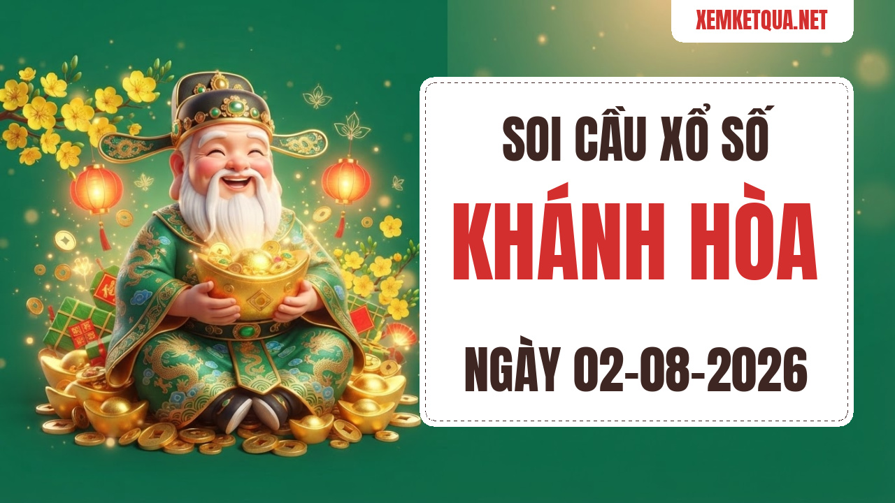 Soi cầu XSKT Khánh Hòa chuẩn xác ngày 02/08/2026 — Bạch thủ lô 50