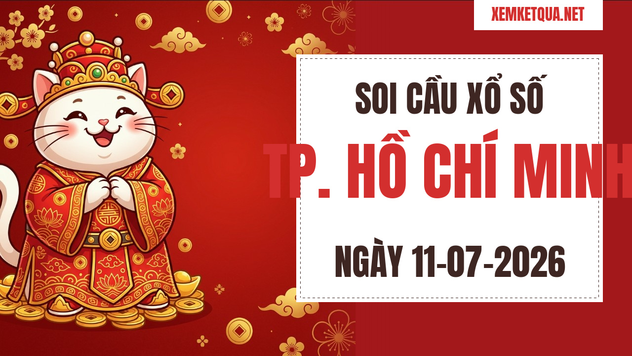 Soi cầu XSKT TP. Hồ Chí Minh chuẩn xác ngày 11/07/2026 — Bạch thủ lô 64